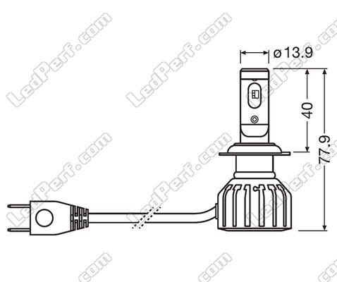 Approved H7 LED Bulbs Osram Night Breaker GEN2 - 64210DWNBG2