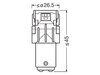 P21/5W Red LED bulbs Osram LEDriving® SL - BAY15d