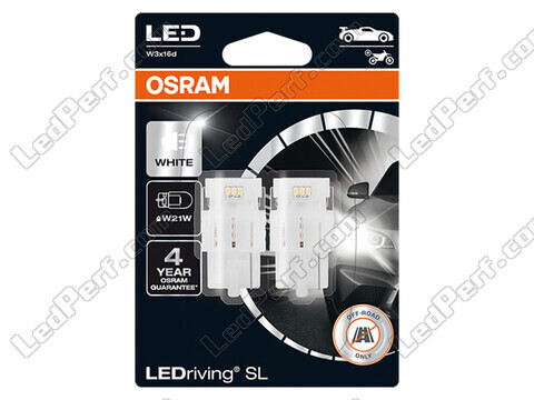 LED bulbs W21W Osram LEDriving® SL White 6000K - W3x16d