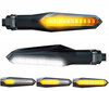 2-in-1 dynamic LED turn signals with integrated Daytime Running Light for Aprilia Mojito 125