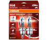 Pack of 2 Bulbs H4 Osram Night Breaker Laser + 150% - 64193NL-2HB