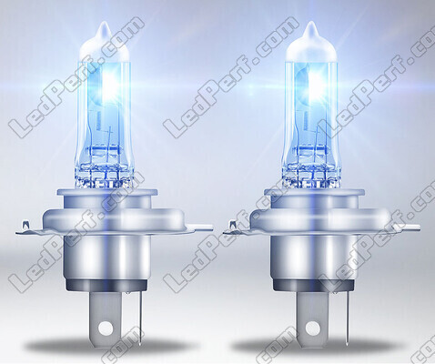 H4 halogen bulbs Osram Cool Blue Intense producing LED effect lighting