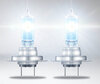 Lighting of a pair of H7 Osram Night Breaker Laser bulbs + 150%