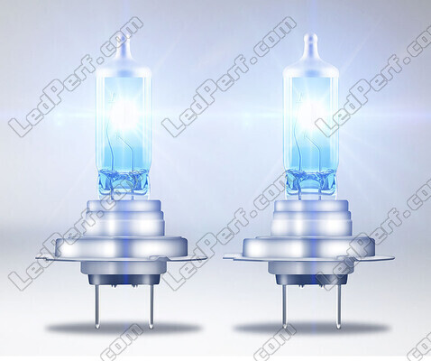 H7 halogen bulbs Osram Cool Blue Intense producing LED effect lighting